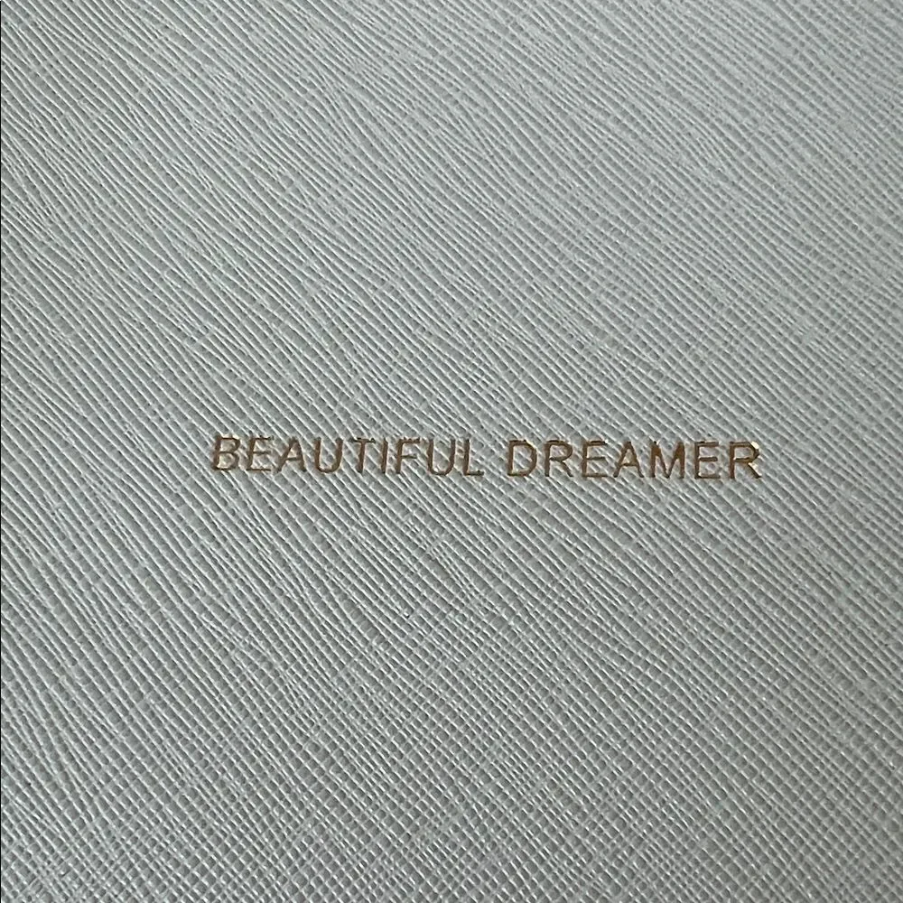 Katie Loxton Perfect Pouch - Beautiful Dreamer - NEW - Pale Gray / Light Blue